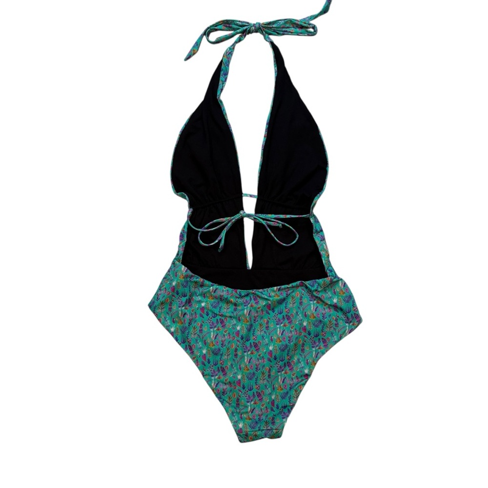 Liberty London Floral One Piece Swimsuit, Sz M - Picture 3 of 13